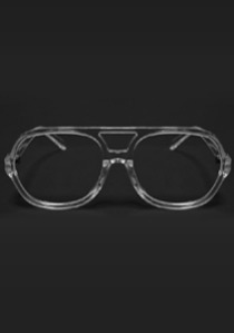 [19134] 시스템 헤드 투명테 안경 (한정수량)